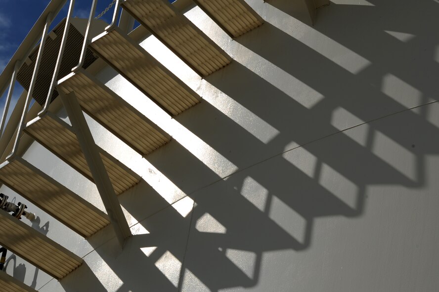 MINOT AIR FORCE BASE, N.D. – A walk up these stairs can fuel your imagination. (U.S. Air Force photo by Tech. Sgt. Lee A. Osberry, Jr.)