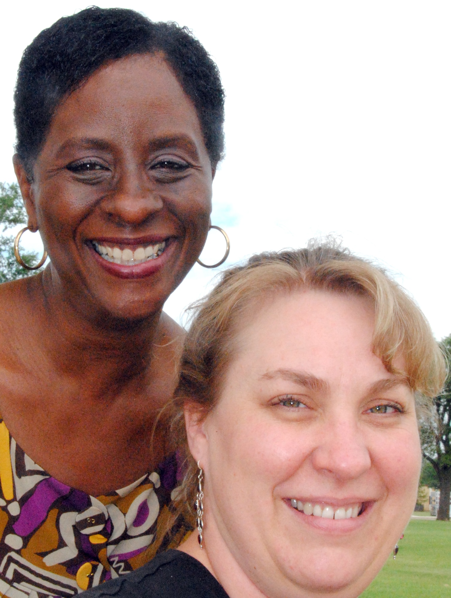 Rhonda Patton, left, and Terri Schaefer are the Vance Warriors of the Week. (U.S. Air Force photo)