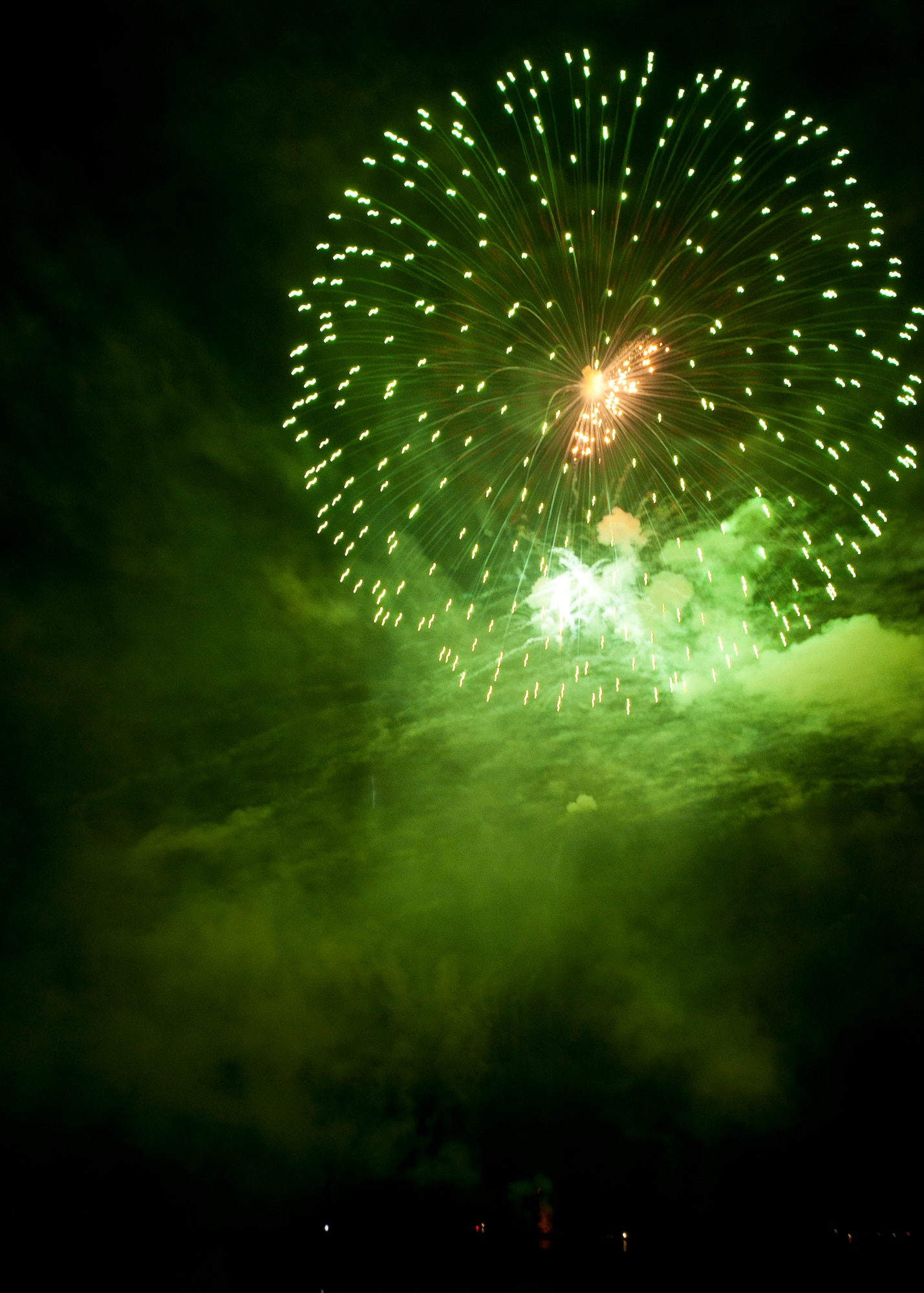 MISAWA AIR BASE, Japan -- Fireworks light up the sky over Lake Ogawara during Freedom Fest July 5. Held annually, Freedom Fest gives service members a chance to experience Independence Day away from the U.S. (U.S. Air Force photo/Staff Sgt. Chad C. Strohmeyer)