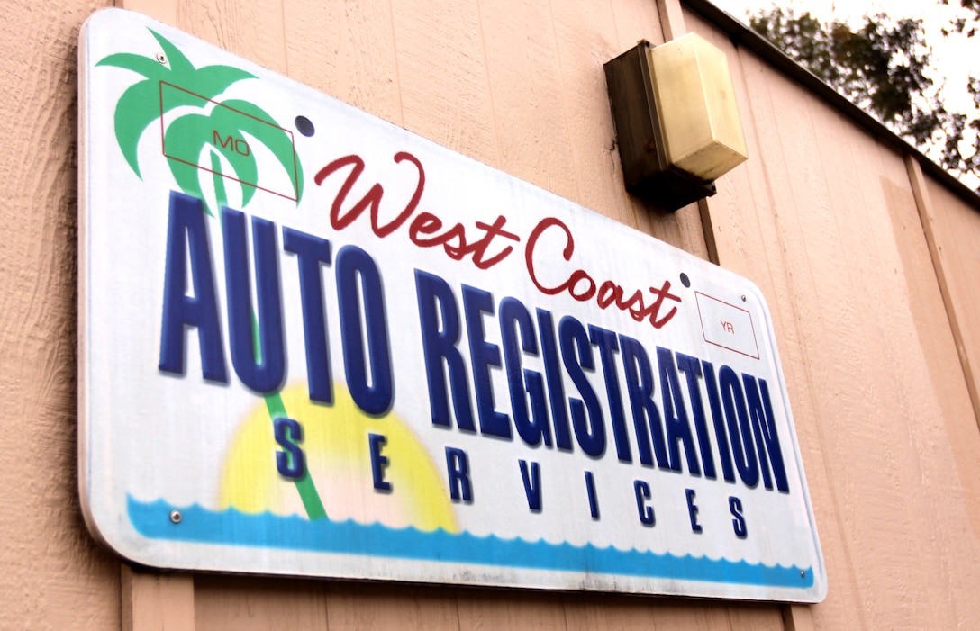 West Coast Auto Registration Services, located on Camp Pendleton’s Mainside Plaza, is an office that facilitates services such as state vehicle registration renewals, title transfers, and new license plates. They are dedicated to helping service members save time and money toward their vehicle registration needs.