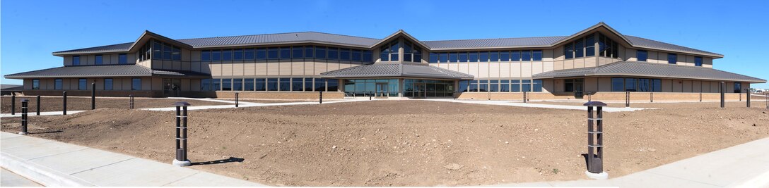 ELLSWORTH AIR FORCE BASE, S.D. - The 28th Civil Engineer Squadron building officially opened for business, July 7. The building has combined multiple 28 CE components which were previously divided throughout five different buildings and is estimated to cut energy costs by 40 percent. (U.S. Air Force Photo/Airman 1st Class Corey Hook)