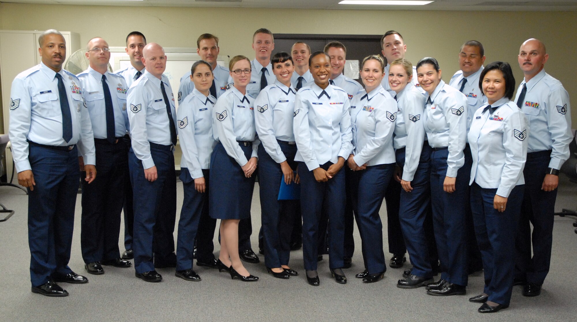 Tech Sgt. Keith Cross, Tech Sgt. John Furgerson, Staff Sgt. Alexandria Hayes, Senior Airman Brian Hendriksen, Airman 1st Class Kortney Jones, Staff Sgt. Casey Krock, Staff Sgt. Dennis Licon, Senior Airman Aaron Loving, Tech Sgt. Jennifer Owens, Senior Airman Melissa Parent, Staff Sgt. Benjamin Pope, Staff Sgt. Christine Quick, Staff Sgt. Rene Reyna-Tobar, Staff Sgt. Melanie Sayas, Staff Sgt. Manuel Valdez, Senior Airman Marcella Valdez, Senior Airman Kassie Young, Staff Sgt. Charles Zarza, Jr., Tech Sgt. Steven Zody, and Staff Sgt. Peter Thompson.