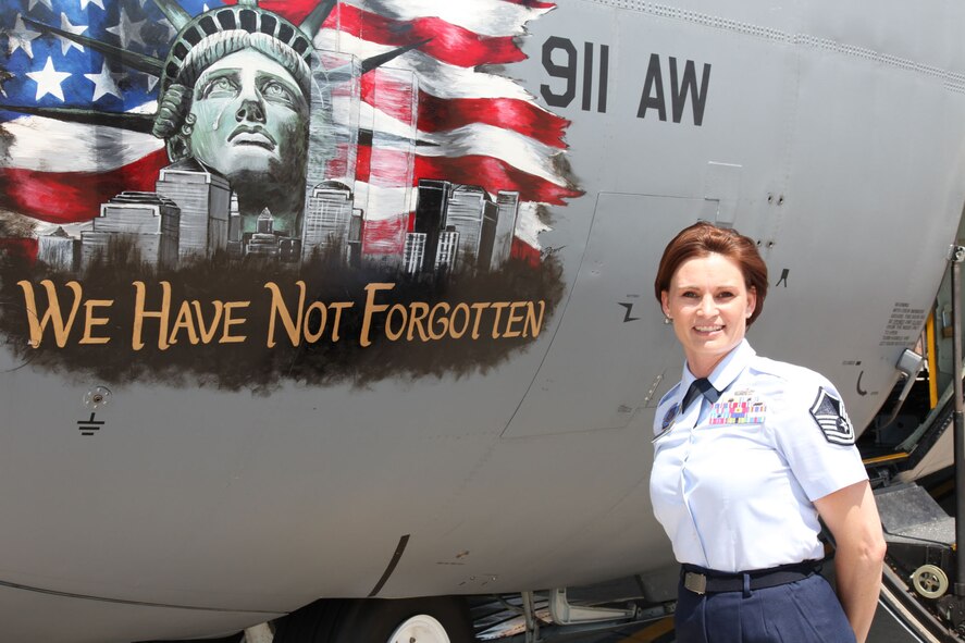 Master Sgt. Dawn Serakowski, Air Force Reserve recruiter for the 911th
Airlift Wing, and Pittsburgh native reflects on family, military career, and
what it takes to be a Reservist.