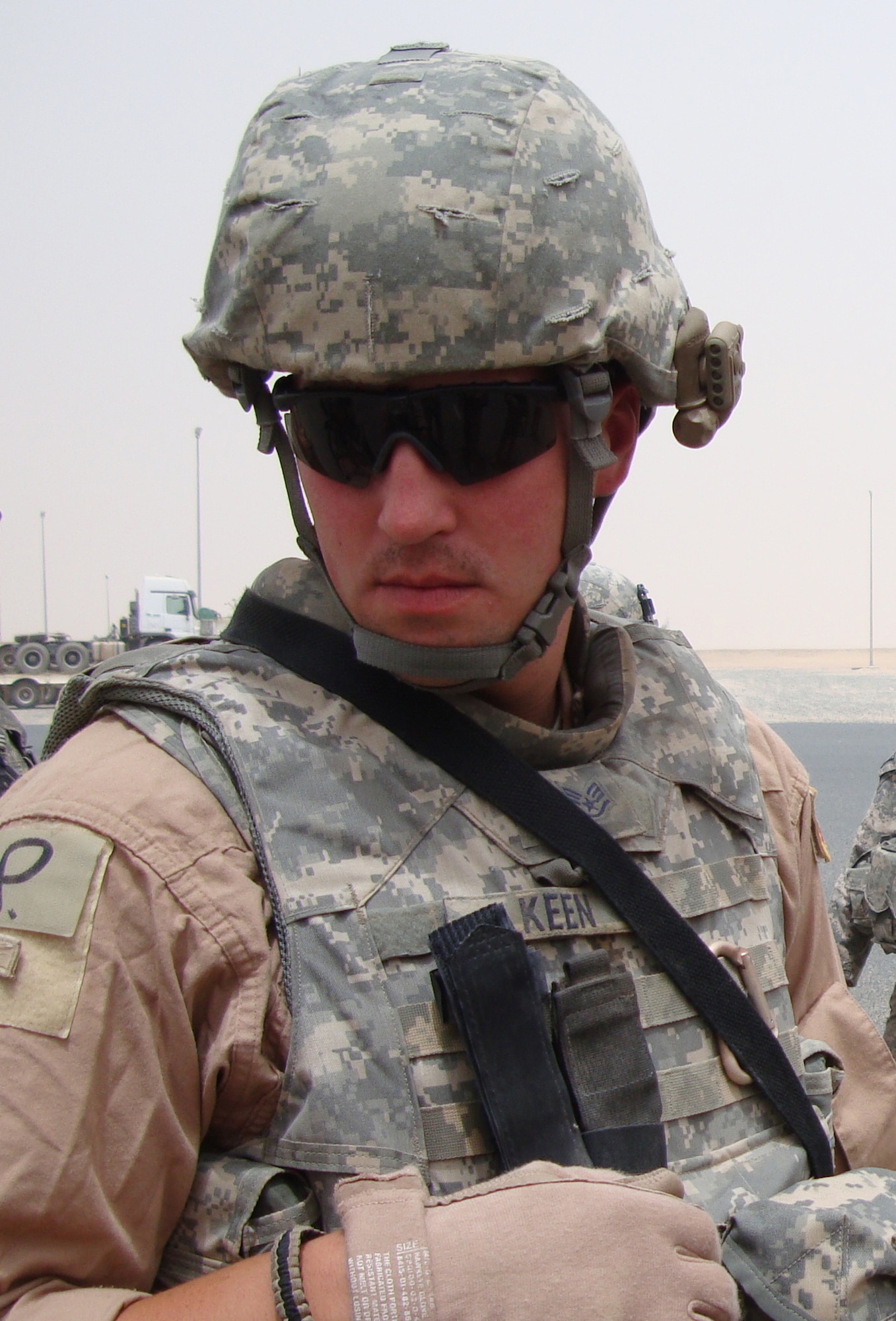 CAMP ARIFIJIAN, Kuwait - Staff Sgt. George William Keen Jr.                         