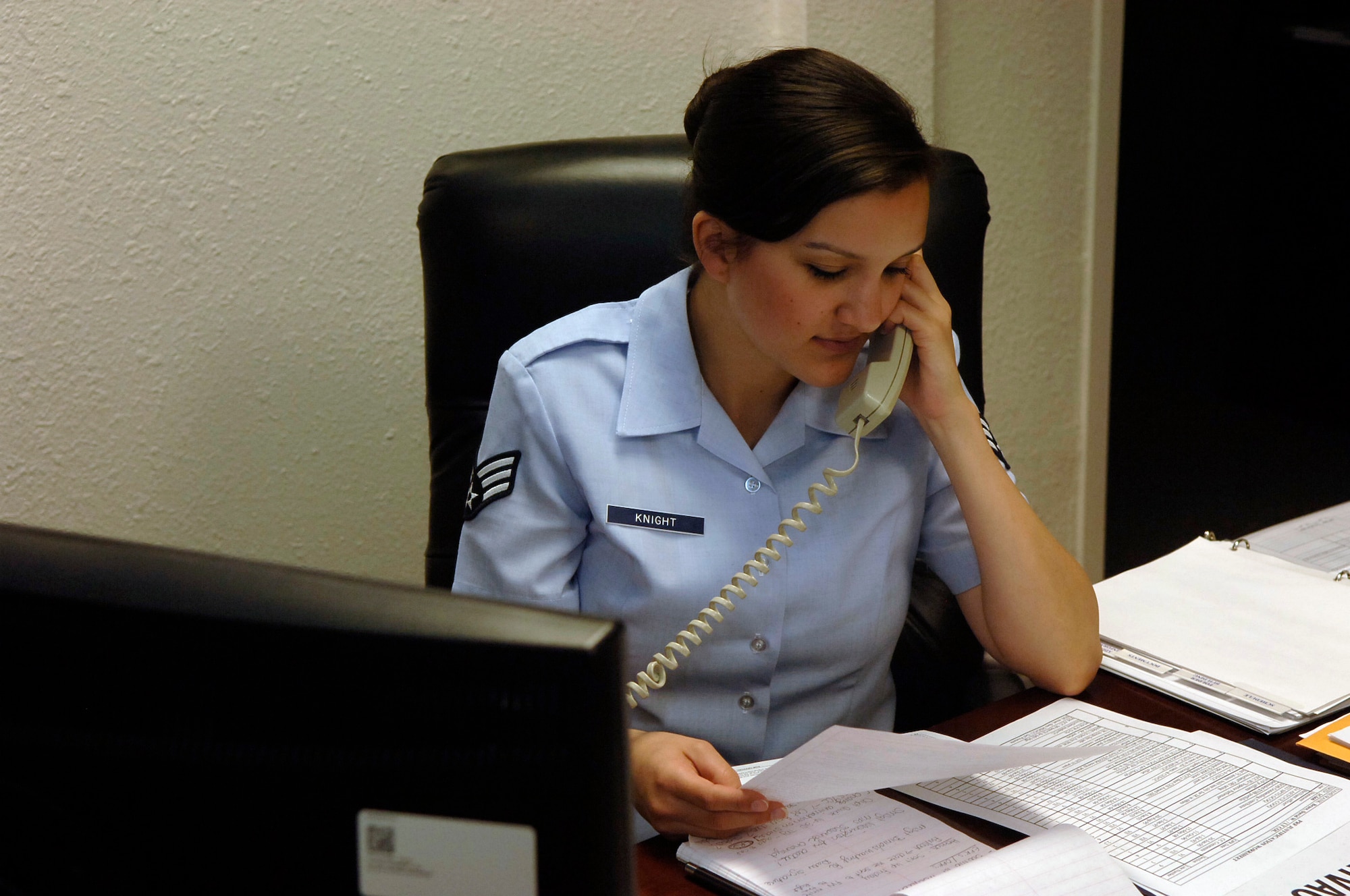 SrA Jessica Knight was selected as the 366th Mission Support Group Warrior of the Week