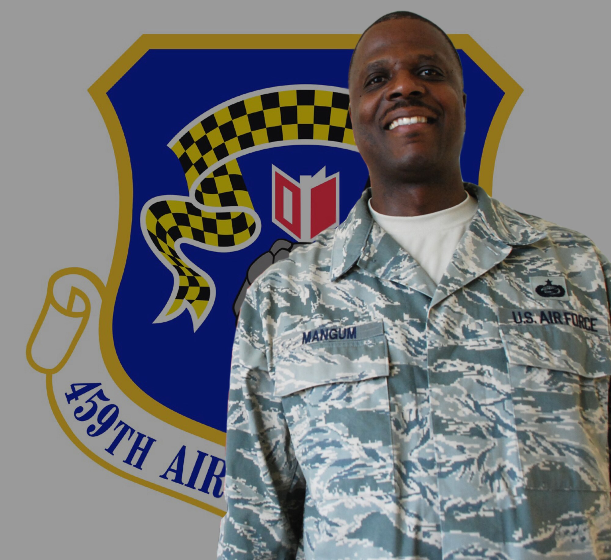 Meet the newest 459th Air Refueling Wing Airman, Tech Sgt. Duane Mangum. (U.S. Air Force photo illustration/Tech Sgt. Steve Lewis)