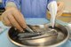 WHITEMAN AIR FORCE, Mo. - Airman Basic Kenneth Mason, 509th Medical Group dental clinic technician, cleans utensils used during wisdom tooth extraction, Tuesday. The dental techs uphold high sanitary standards to ensure every patient receives the best care possible.(U.S. Air Force photo/ Senior Airman Carlin Leslie)
