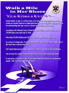 Randolph AFB, TX:  Sexual Assault Awareness