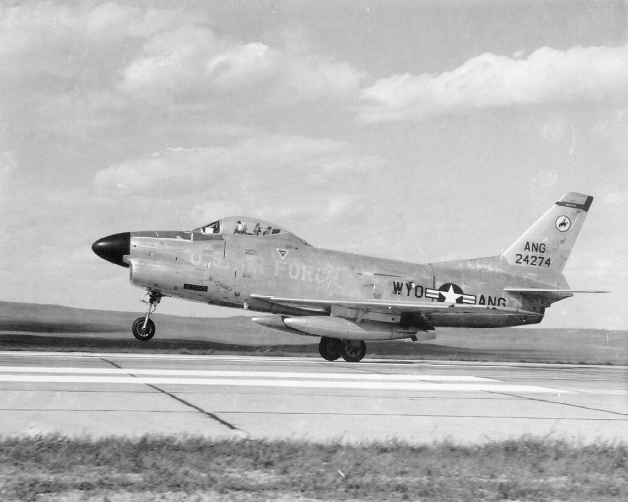 F-86L "Sabre" flown from 1958 - 1960