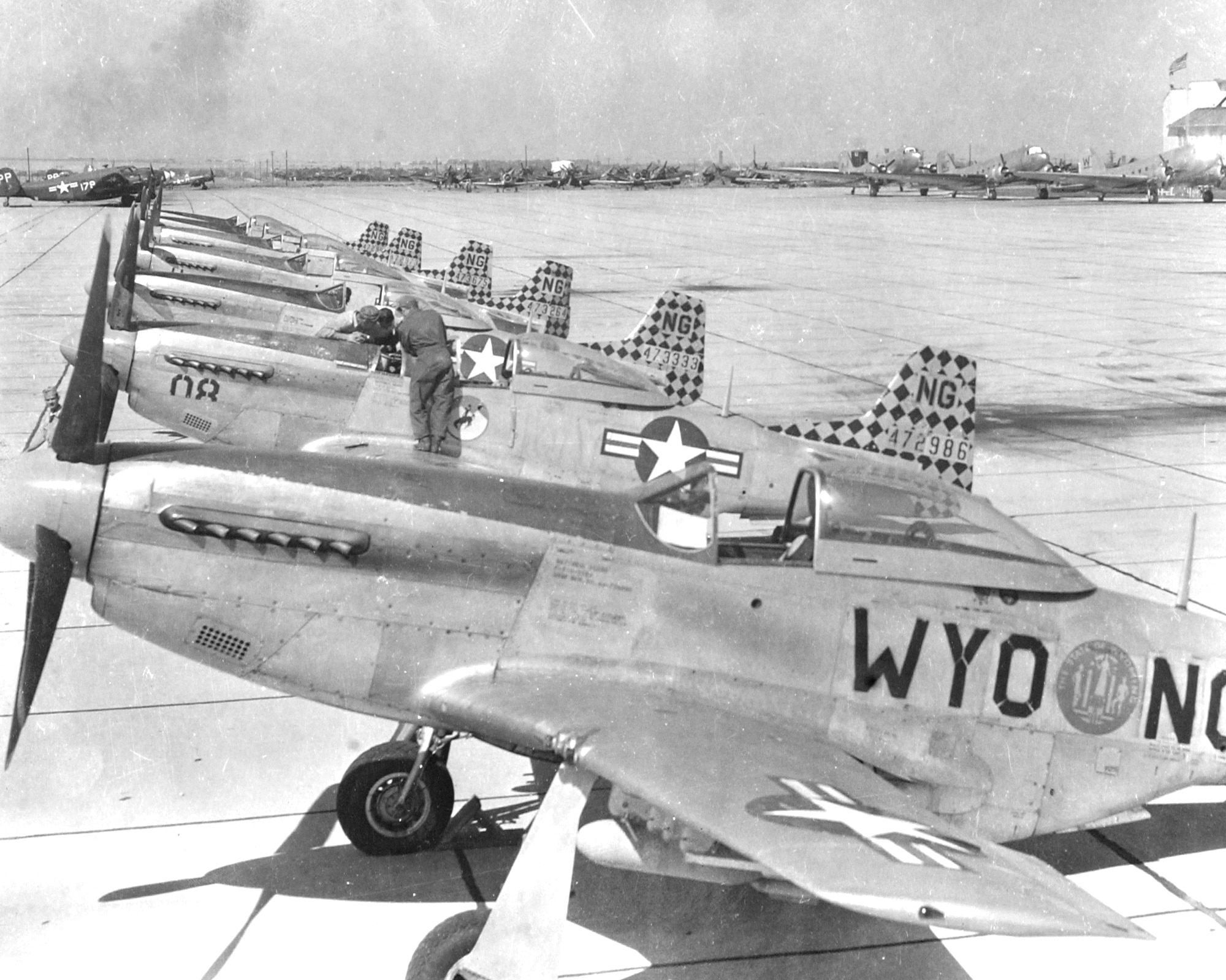 F-51D "Mustang" flown from 1946 - 1952