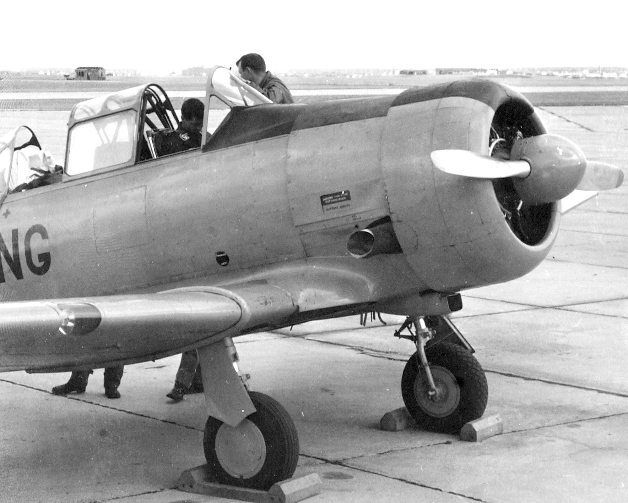 T-6 "Texan" flown from 1946 - 1952