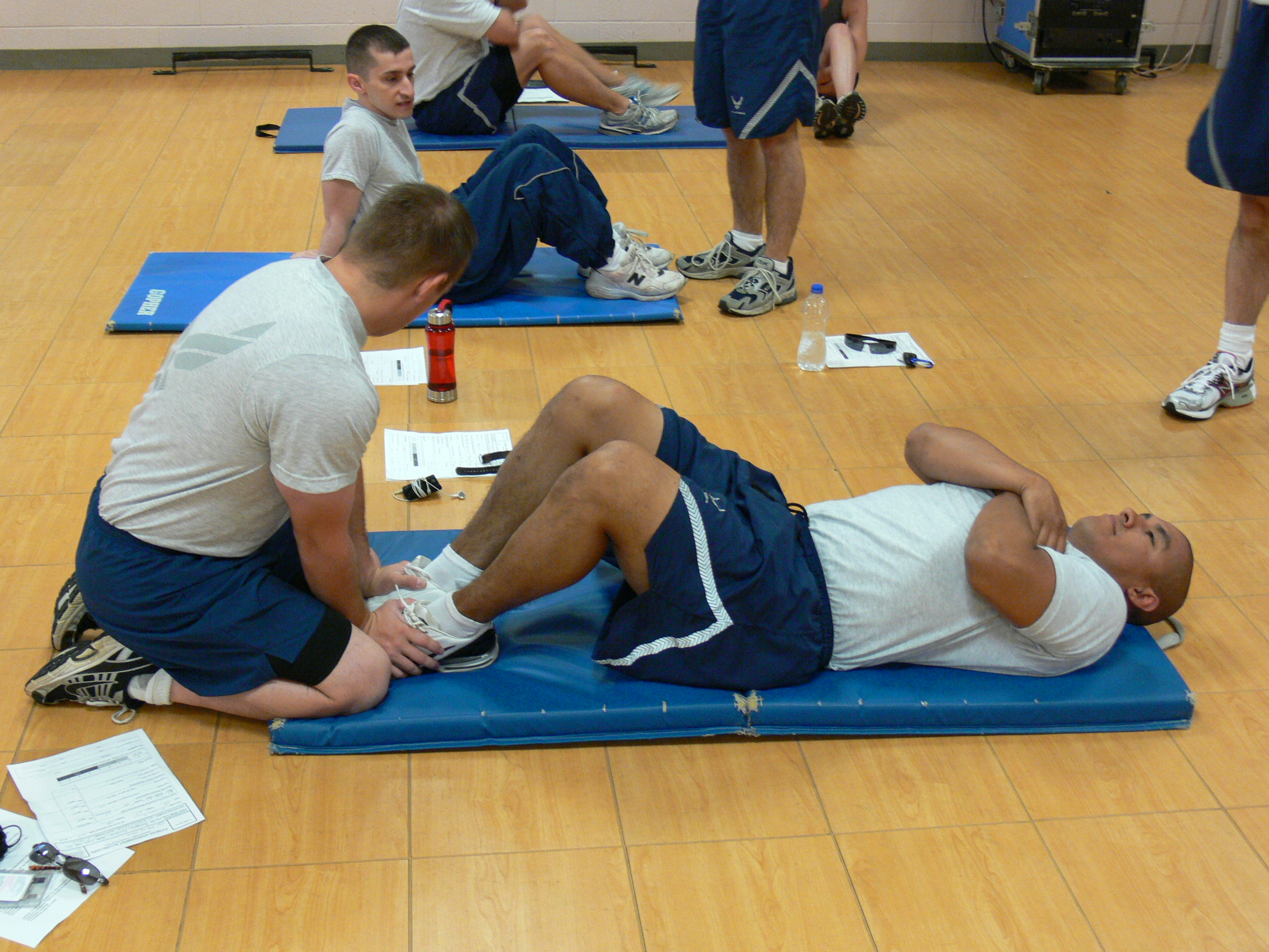 Proper air outlet force sit up