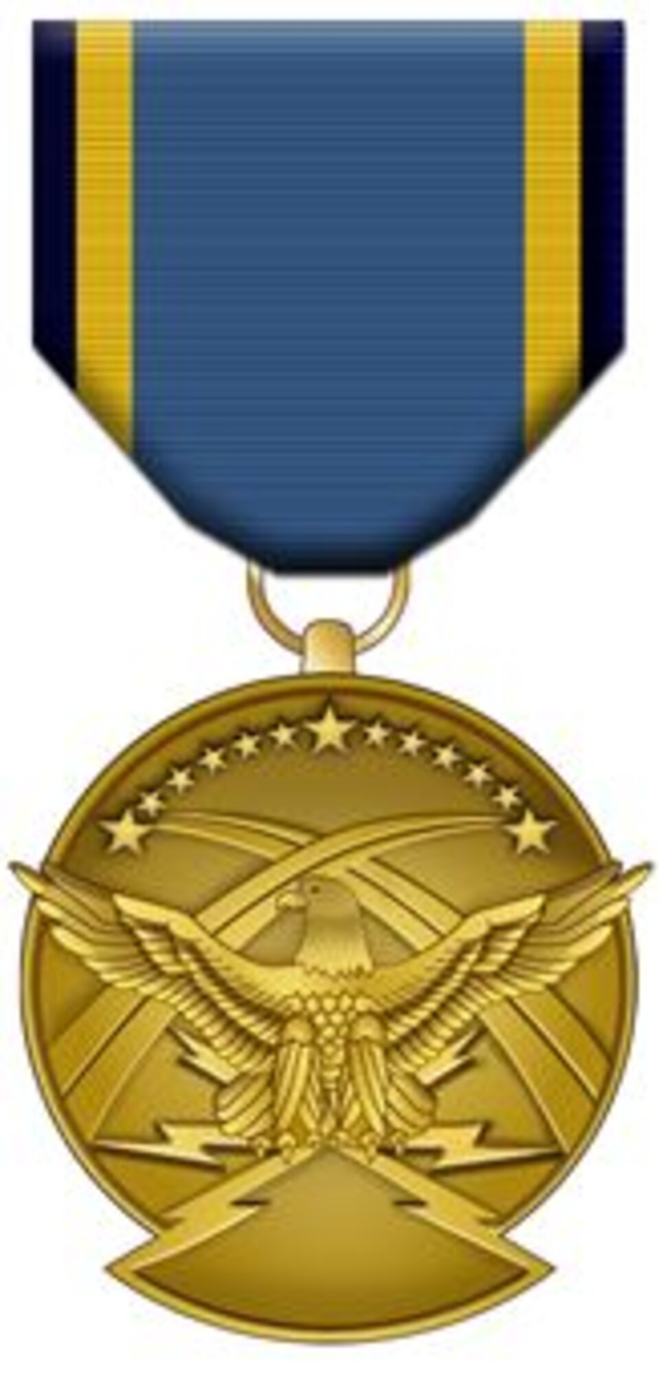 Aerial Achievement Medal.  Illustrated by Virginia Reyes of the Air Force News Agency. This image is 4x8 inches @ 200 ppi.  The  Aerial Achievement Medal was established on Feb. 3, 1988, and is awarded by the Department of the Air Force to U.S. military and civilian personnel for sustained meritorious achievement while participating in aerial flight. The achievements must be accomplished with distinction above and beyond that normally expected of professional airmen.