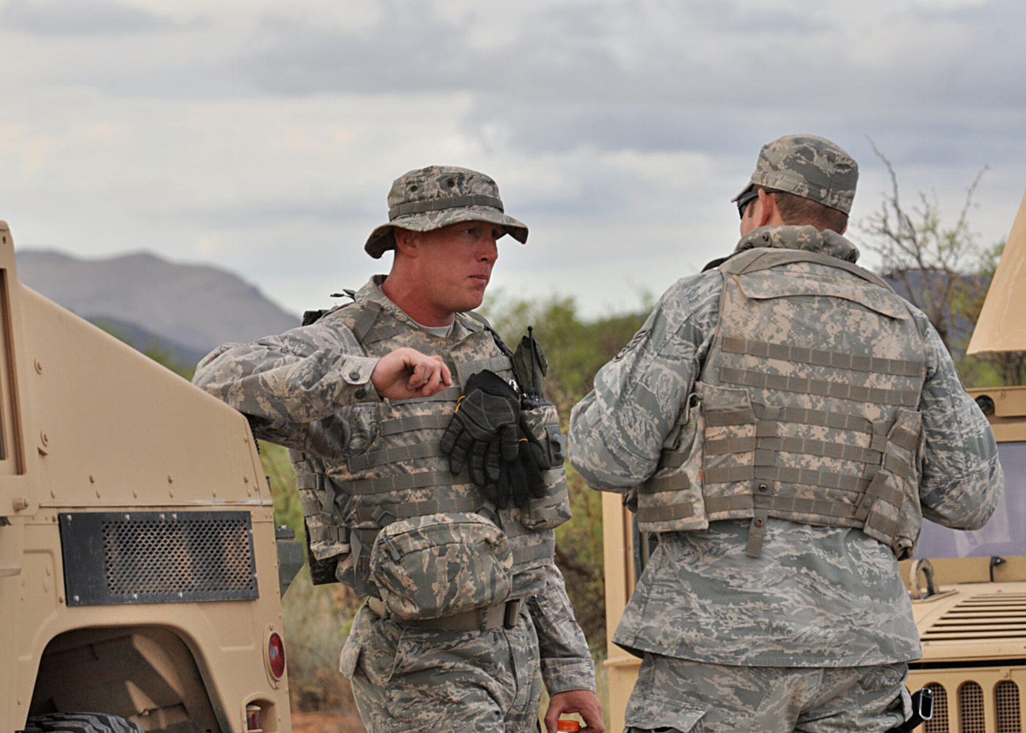 Air Force Tech. Sgt. David Butler served 12 years in the Marine Corps before becoming an instructor for the Texas Air National Guard's Desert Defender Air Force Regional Training Center in El Paso, Texas. 