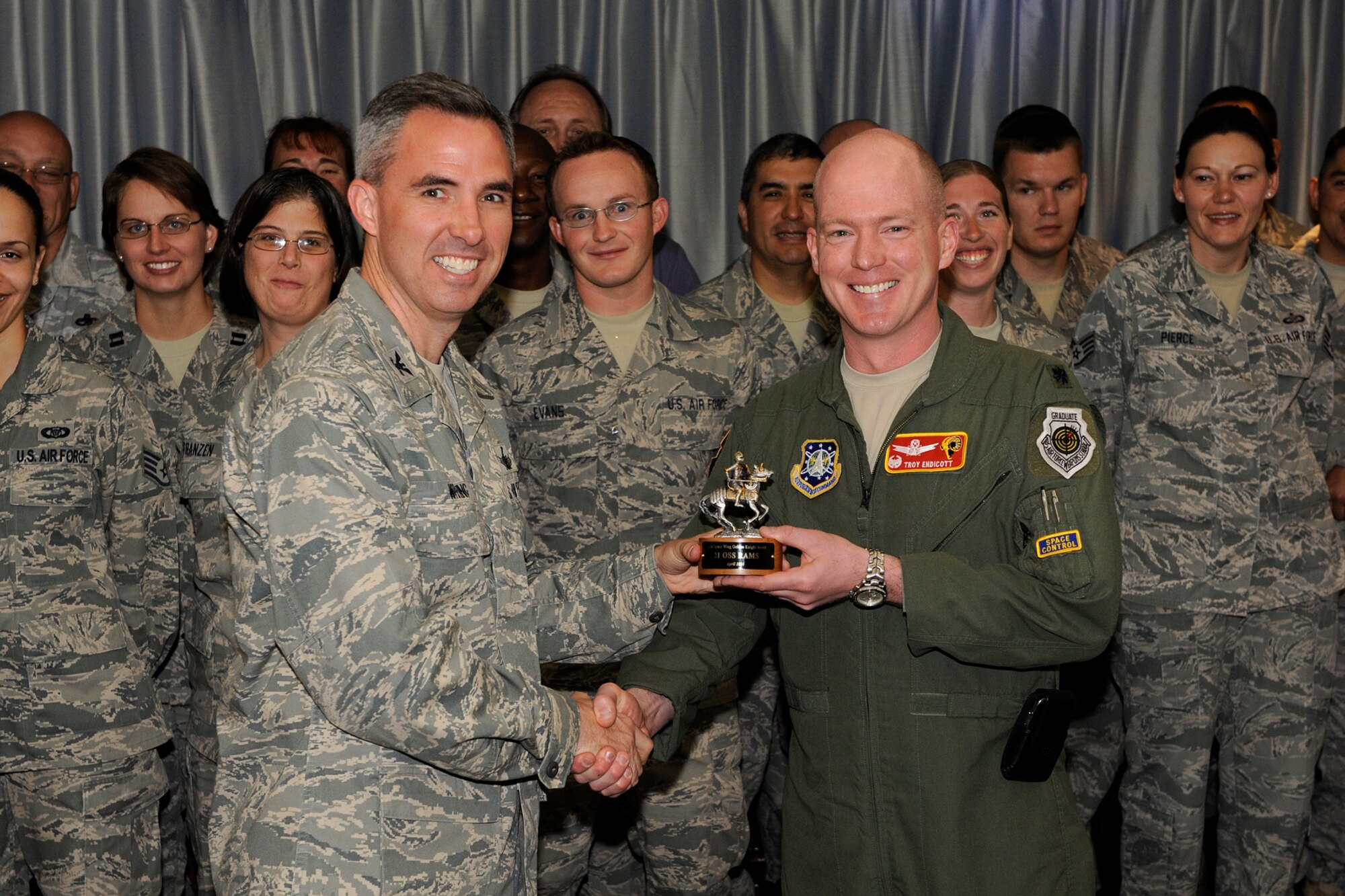 21st Operations Support Squadron named April Golden Knight winners