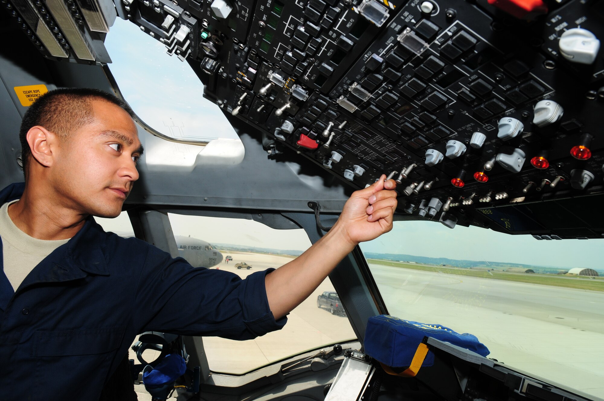 SPANGDAHLEM AIR BASE, Germany -- Senior Airman Mark Lipumano, 726th Air Mobility Squadron aircraft electrical and environmental systems journeyman, is the 52nd Fighter Wing Top Saber Performer for the week of July 16-22. (U.S. Air Force photo/Staff Sgt. Heather M. Norris)