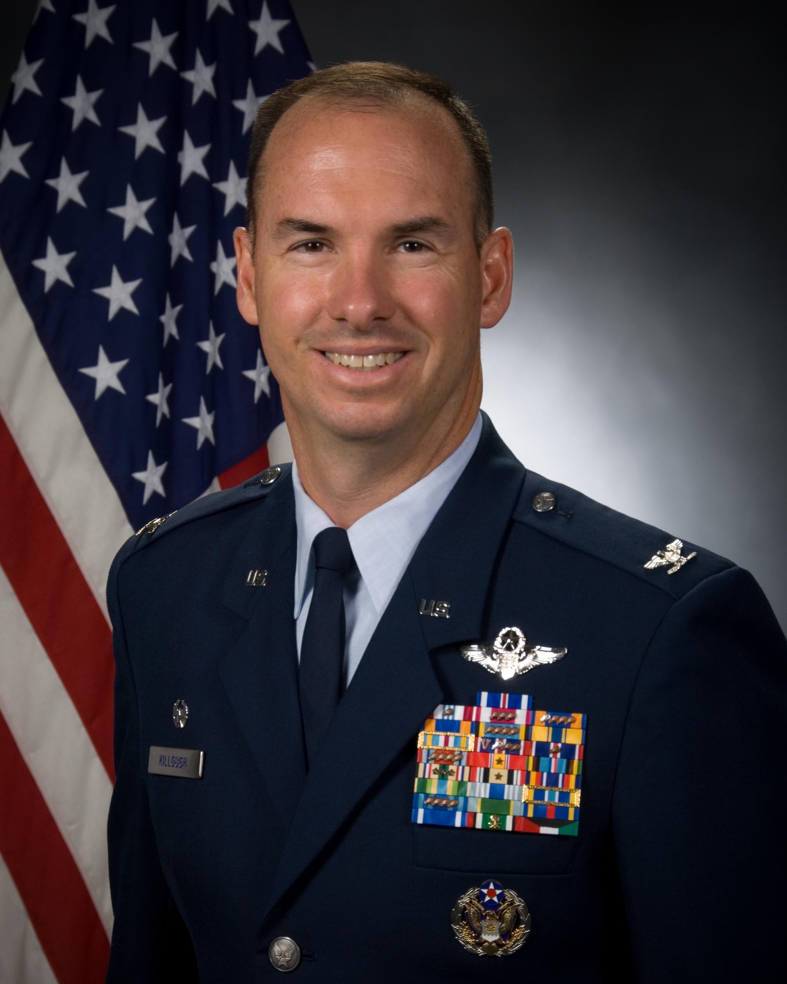 Col. Brian Killough, 42nd Air Base Wing commander (U.S. Air Force/Donna Burnett)