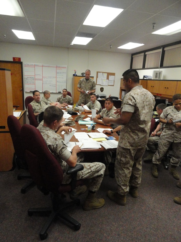Marines attend Indivifuals Mobilization Augmentee conferences in the summer of 2010.  All IMA Marines at the RSU were giving classes.