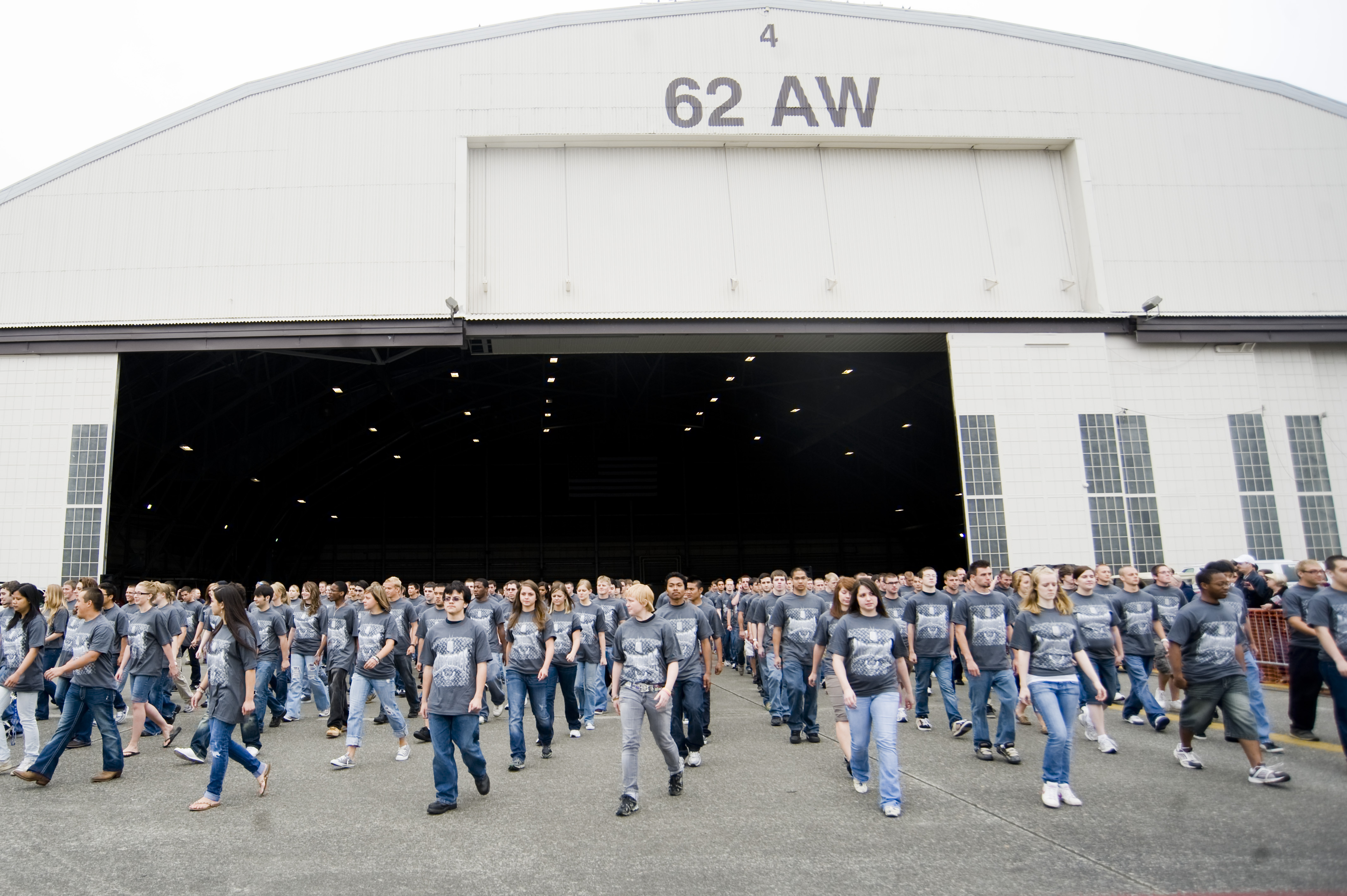 McChord Field record breaking enlistment ceremony > Air Mobility