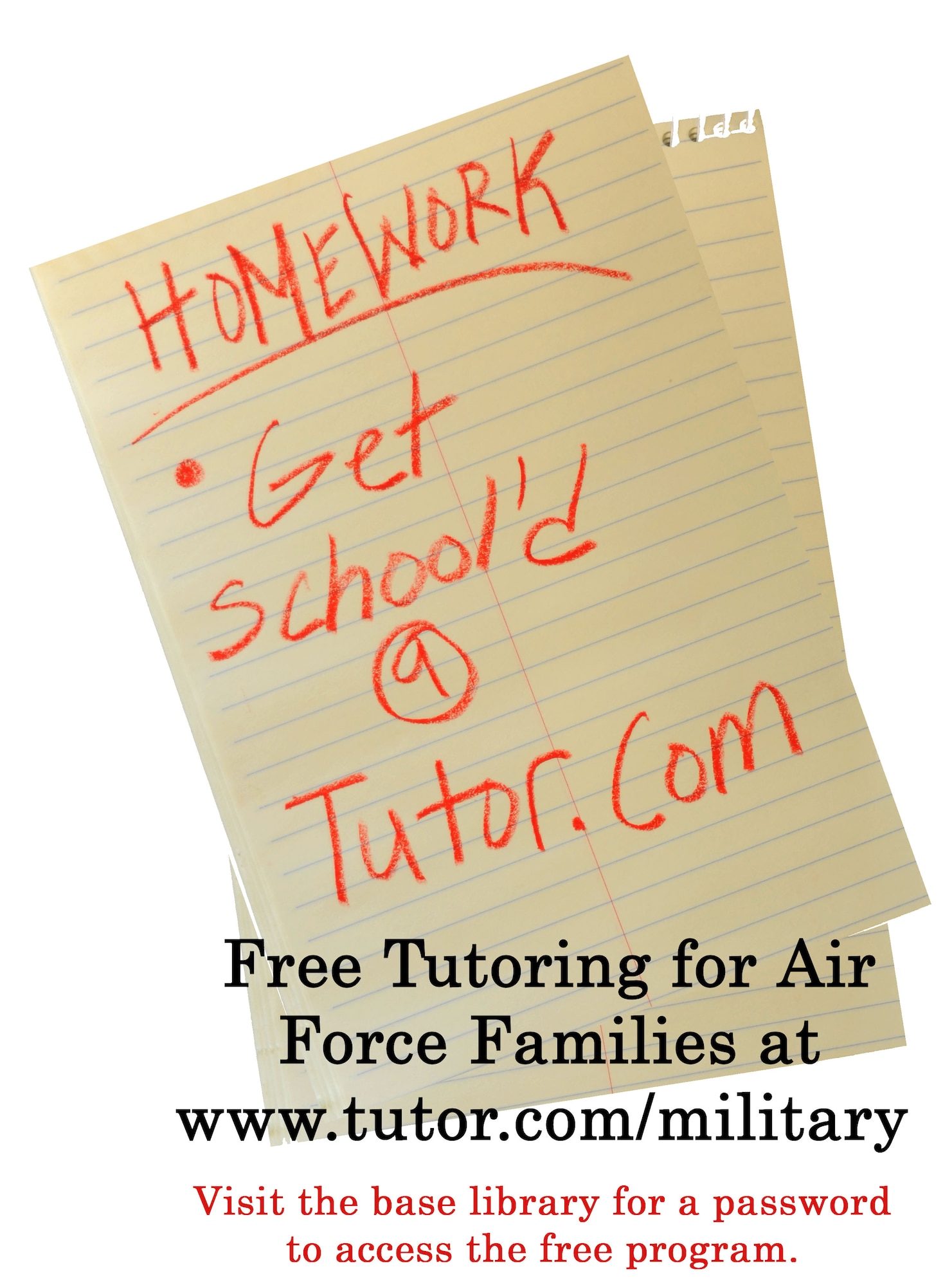The Department of Defense is currently funding an online tutoring program for military children provided by Tutor.com. Eligible service members and their families connect to expert tutors online for help with homework, test preparation and academic skills in all core subjects at no charge. (U.S. Air Force photo illustration/Staff Sgt. Daniel Bowles)