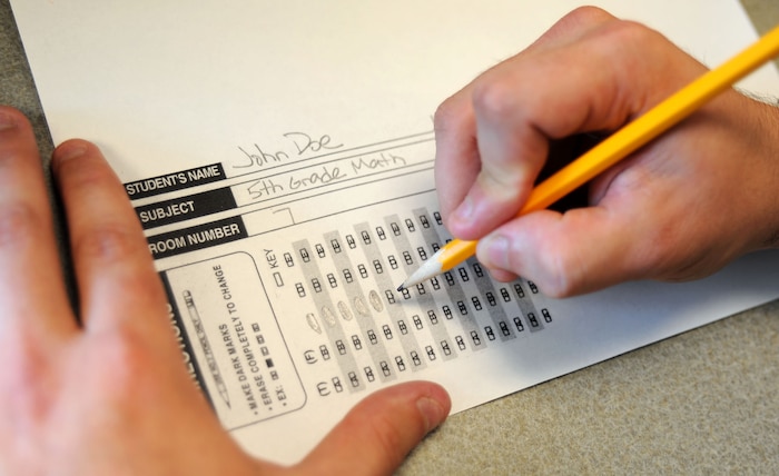 Don't sweat test time. Visit www.tutor.com/military to take advantage of the Department of Defense-funded tutoring program for service members and their families. Passwords are available for Air Force members through the base library. (U.S. Air Force photo/Senior Airman Timothy Taylor)