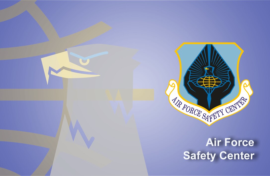 Air Force Safety Center fact sheet banner. (U.S. Air Force graphic by Andy Yacenda, Defense Media Activity-San Antonio)