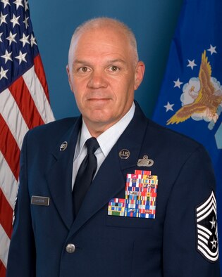 Chief Master Sgt. Christopher S. McCollor, 412th Test Wing command chief. (Official Air Force photo)