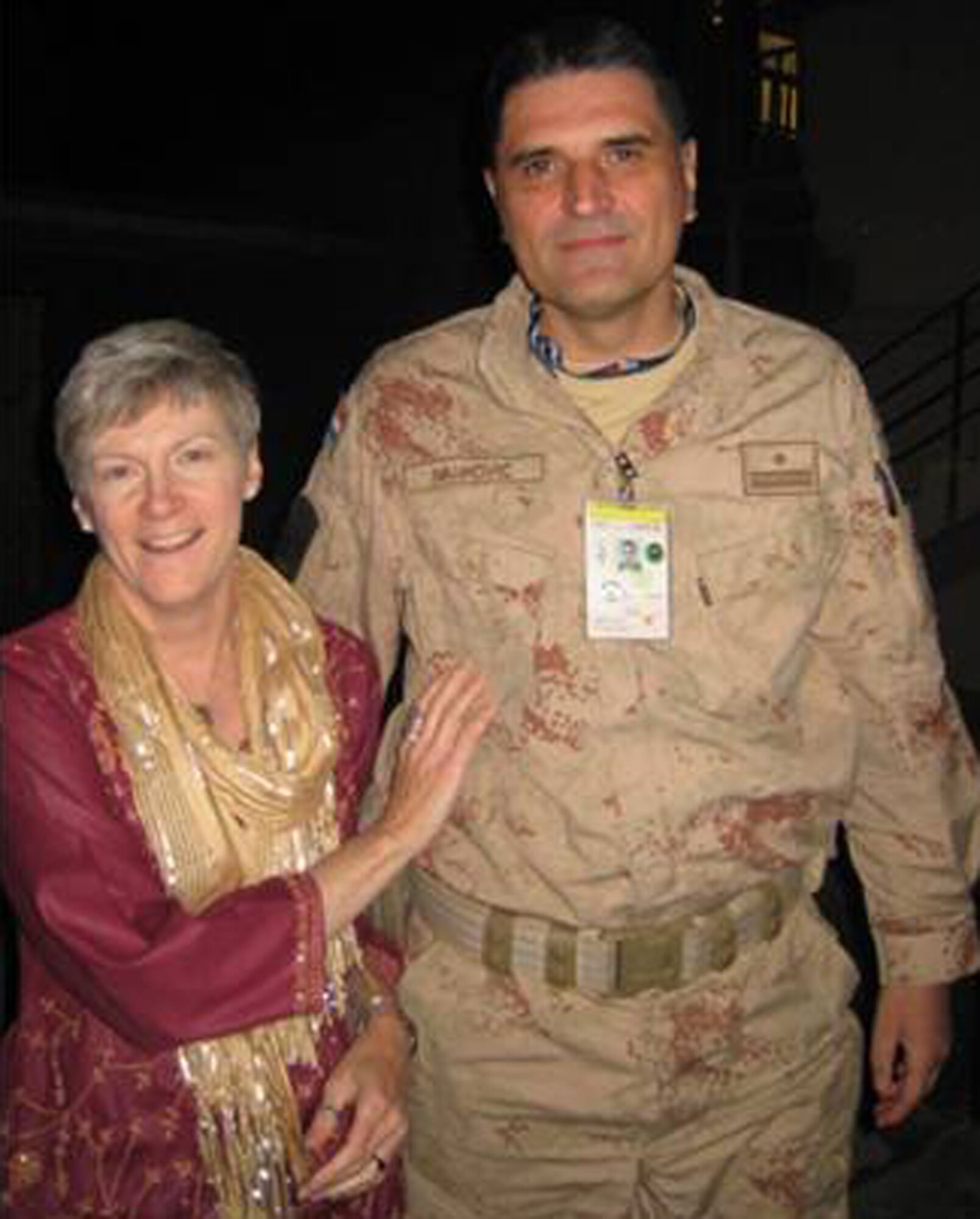 Leah Ransom, Air Force Research Lab contracting specialist, recently deployed to Kabul, Afghanistan.  Her voluntary deployment took her through combat training, immunizations and transient housing.  She worked contracts for fuel and supplies for the Afghan military and police.  (Courtesy photo.)