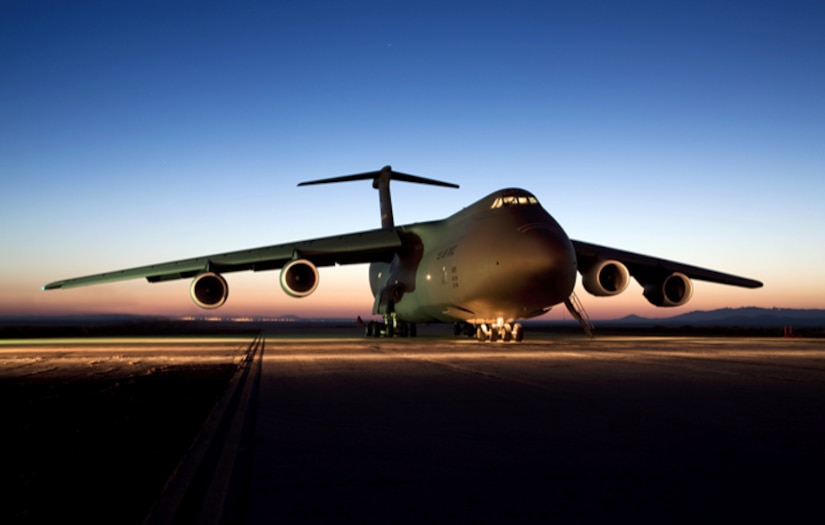 Dubbed the C-5M Super Galaxy, the newest C-5 to join the Air Force fleet boasts upgraded engines and avionics, enhanced communications, navigation and safety systems, and improved reliability rates.  (Photo courtesy of Lockheed Martin)