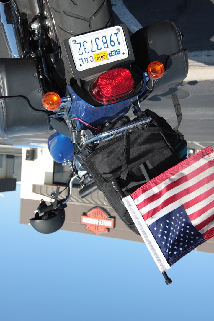 Bikers from throughout the Coachella Valley helped raise money to build a trike for Wounded Warrior Staff Sgt. David Lyon, during the Phantom Fury Nomad Motorcycle Club's first Poker Run July 24. Lyon was injured while conducting combat operations in support of Operation Enduring Freedom.
