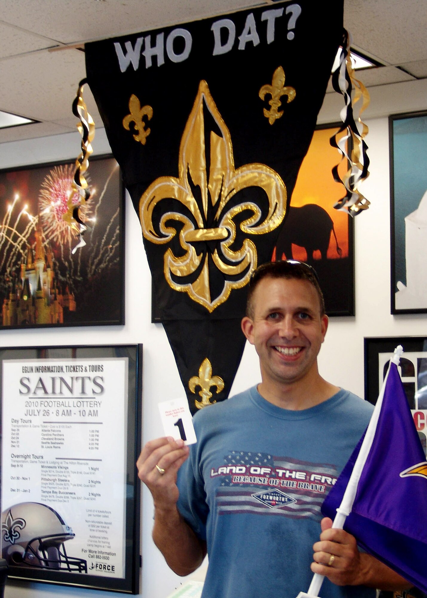 When the Saints go marching in > Eglin Air Force Base > Article Display