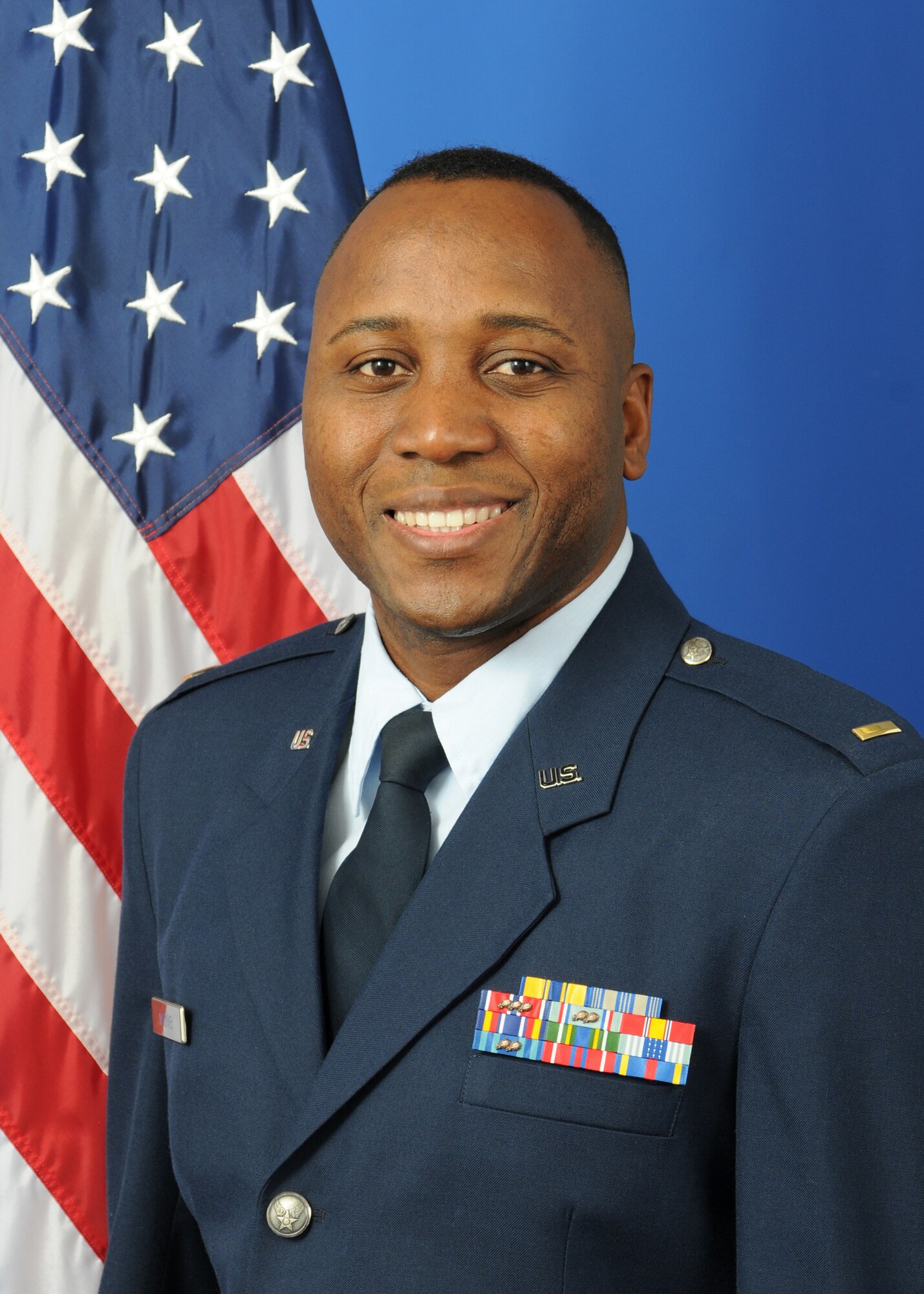First Lt. Patrick Mudimbi, A bioenvironmental engineer with the 81st Aerospace Medicine Squadron bioenvironmental engineering flight.  (U.S. Air Force photo)
