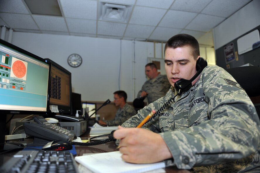 MINOT AIR FORCE BASE, N.D. -- Senior Airman Mathew Knowles, 5th Maintenance Operations Squadron maintenance operations center weapons system controller, is from Hood River, Ore. Airman Knowles joined the Air Force three and a half years ago to “follow in his family’s footsteps.” His career goals include obtaining his degree and attaining the rank of chief master sergeant. In his free time, he relaxes by playing sports and video games. (U.S. Air Force photo by Senior Airman Michael J. Veloz)