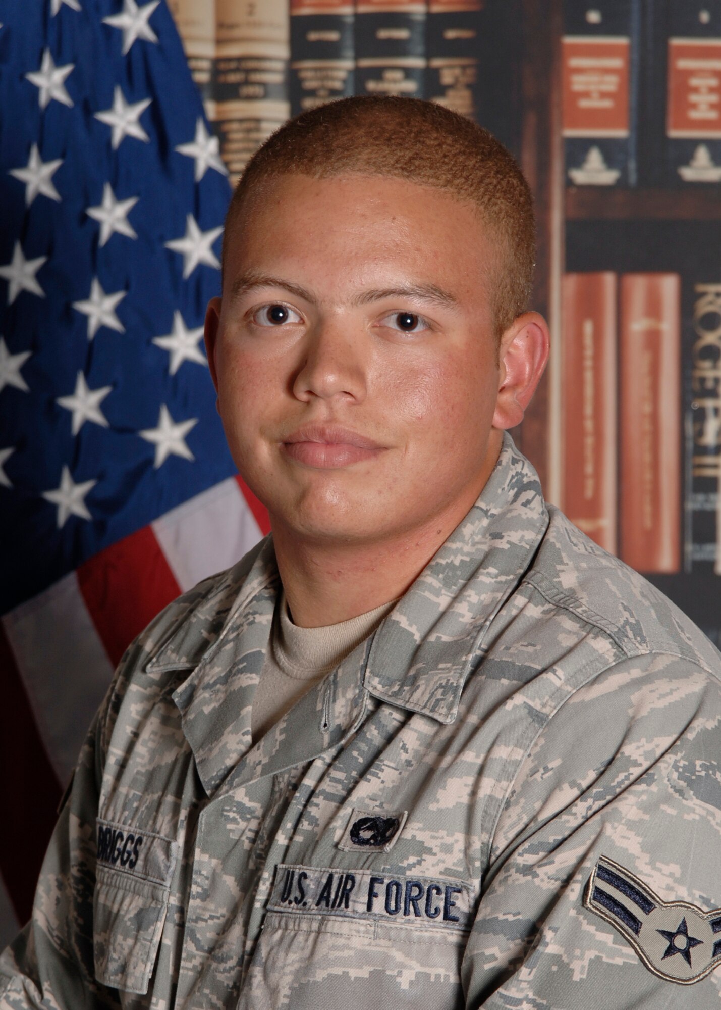 Quarterly Award Winner: Honor Guard Category, Airman 1st Class Noah Briggs, 22nd Maintenance Squadron
