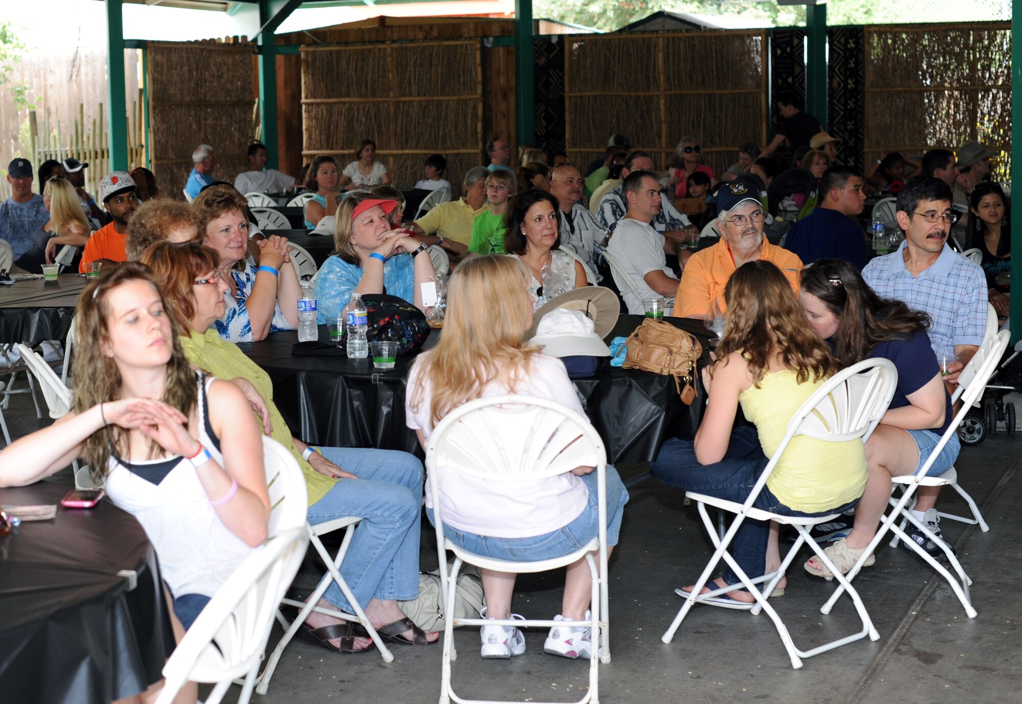 ARPC employees and their families gathered at the Denver Zoo for this year's annual Summerfest picnic July 22. Nearly 200 people attended the event. (U.S. Air Force photo/Kevin Bell)