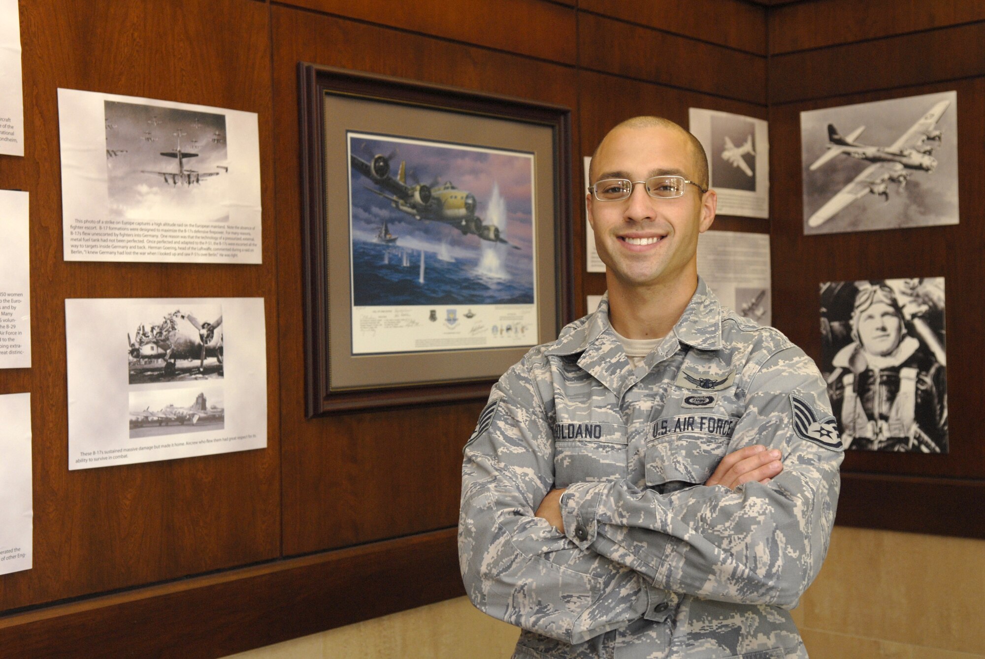 Staff Sgt. Joseph Soldano, 505th Training Squadron intelligence, surveillance and reconnaissance instructor, will represent Air Combat Command at Air Mobility Command's Phoenix Stripe Conference Sept. 13-17. (U.S. Air Force photo by Airman 1st Class Joe McFadden)