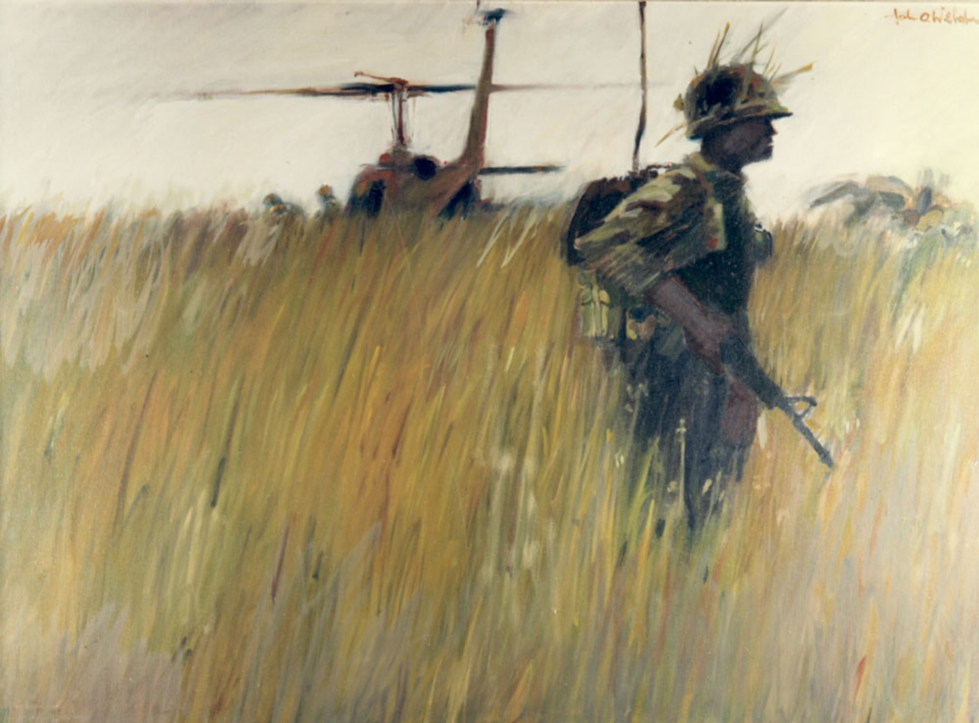 'Landing Zone', John Wehrle, Vietnam, 1966 (courtesy photo)