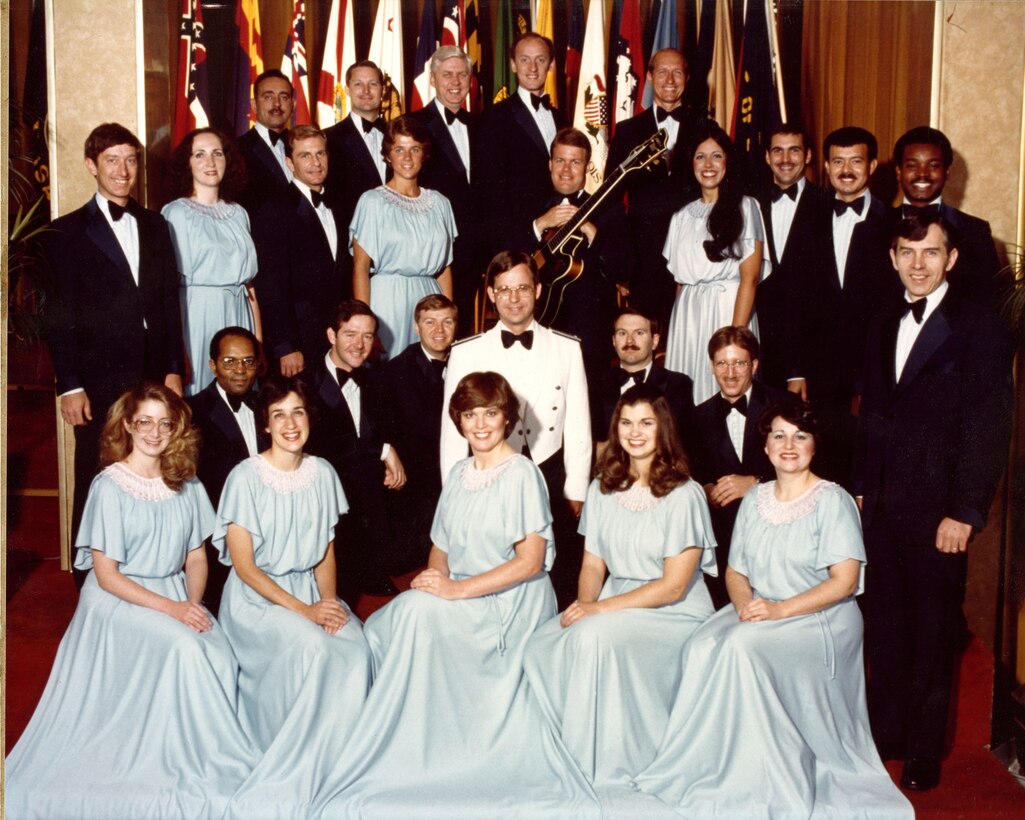 The Singing Sergeants with then 2nd Lt. Craig Jessop in 1980.