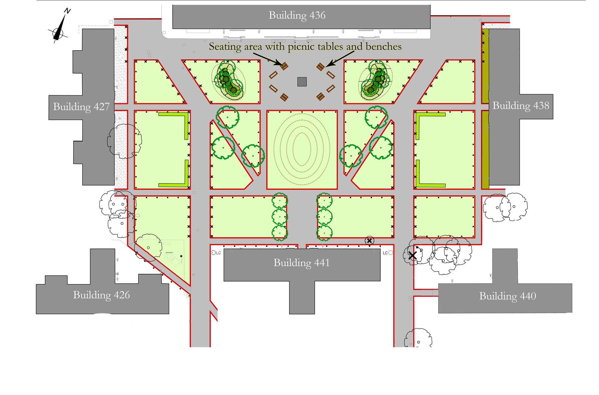 RAF MILDENHALL, England -- The proposed final product of a construction project for Washington Square set to begin work Aug. 16. (U.S. Air Force graphic)