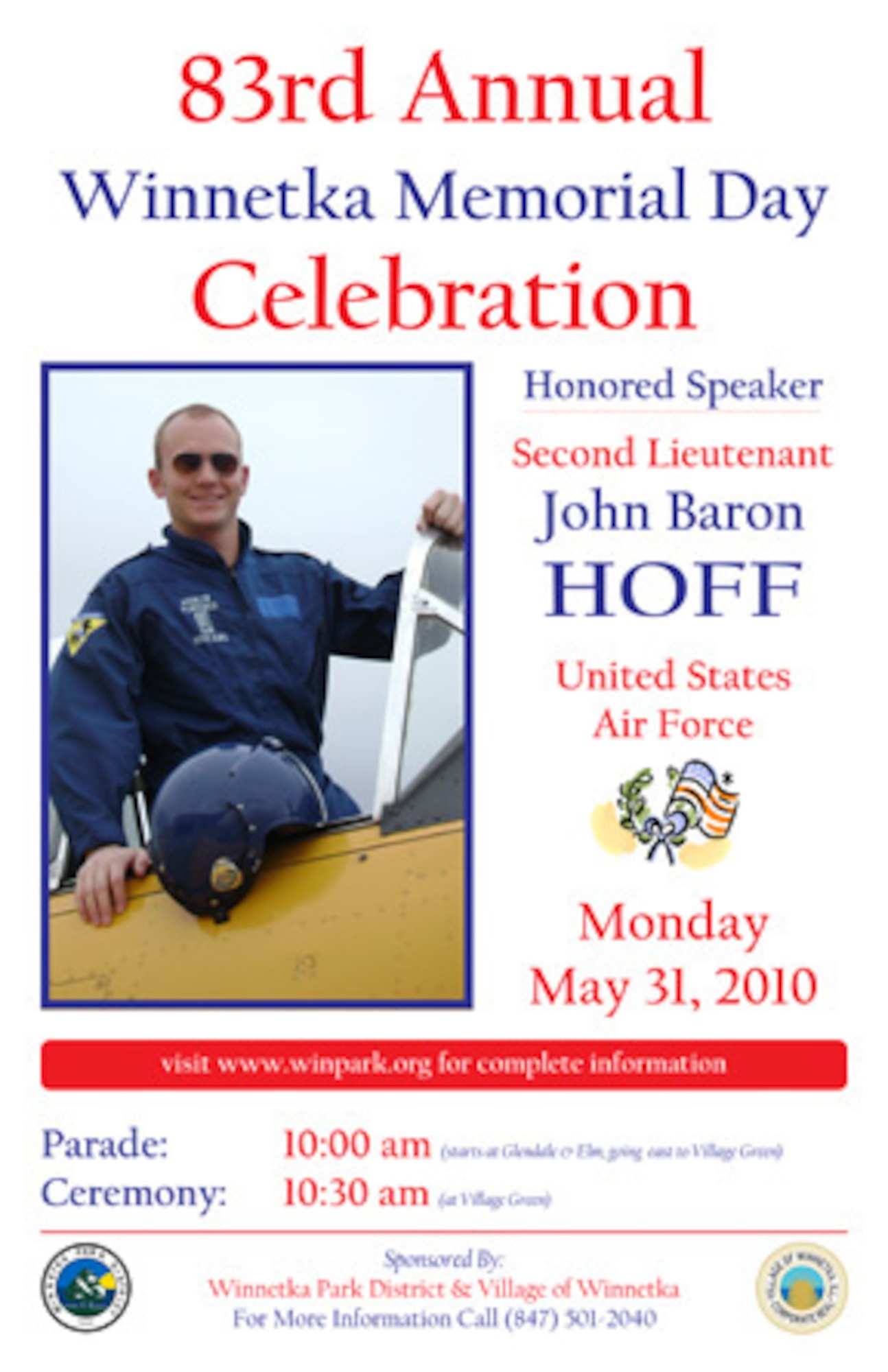 Flyer for Memorial Day 2010