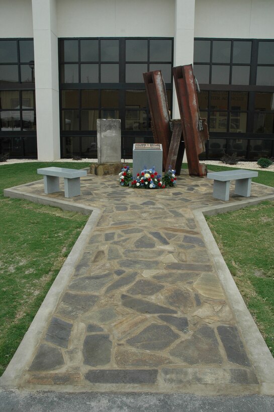 The 9-11 memorial outside of America's AOC