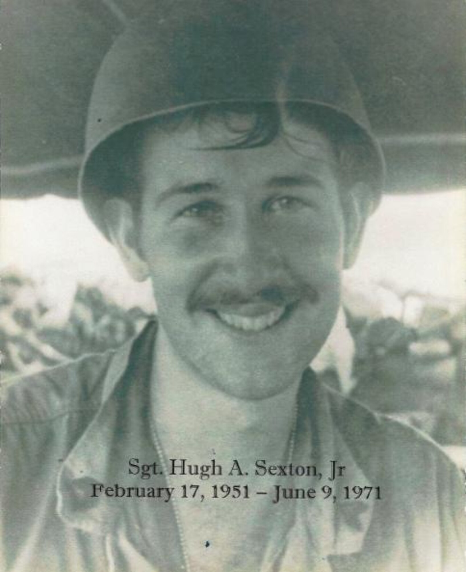 In memory of Army Sgt. Hugh Sexton who was killed June 9, 1971, Vietnam. (U.S. Air Force Courtesy Photo)