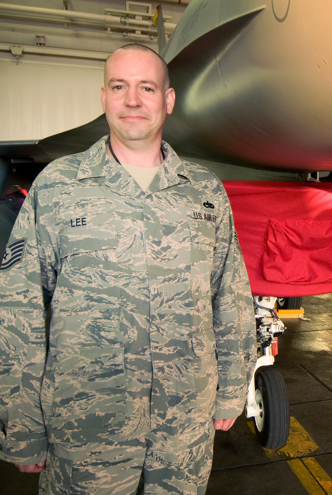 Tech. Sgt. William Lee, senior controller from the 35th Maintenance Operation Squadron’s maintenance operation center, was one of the first people to respond to a local Japanese woman who was struck by an off base motorcyclist May 15. Sergeant Lee assisted in providing first aid to the woman until emergency personnel arrived.  (U.S. Air Force photo/ Senior Airman Jessica Lockoski) 