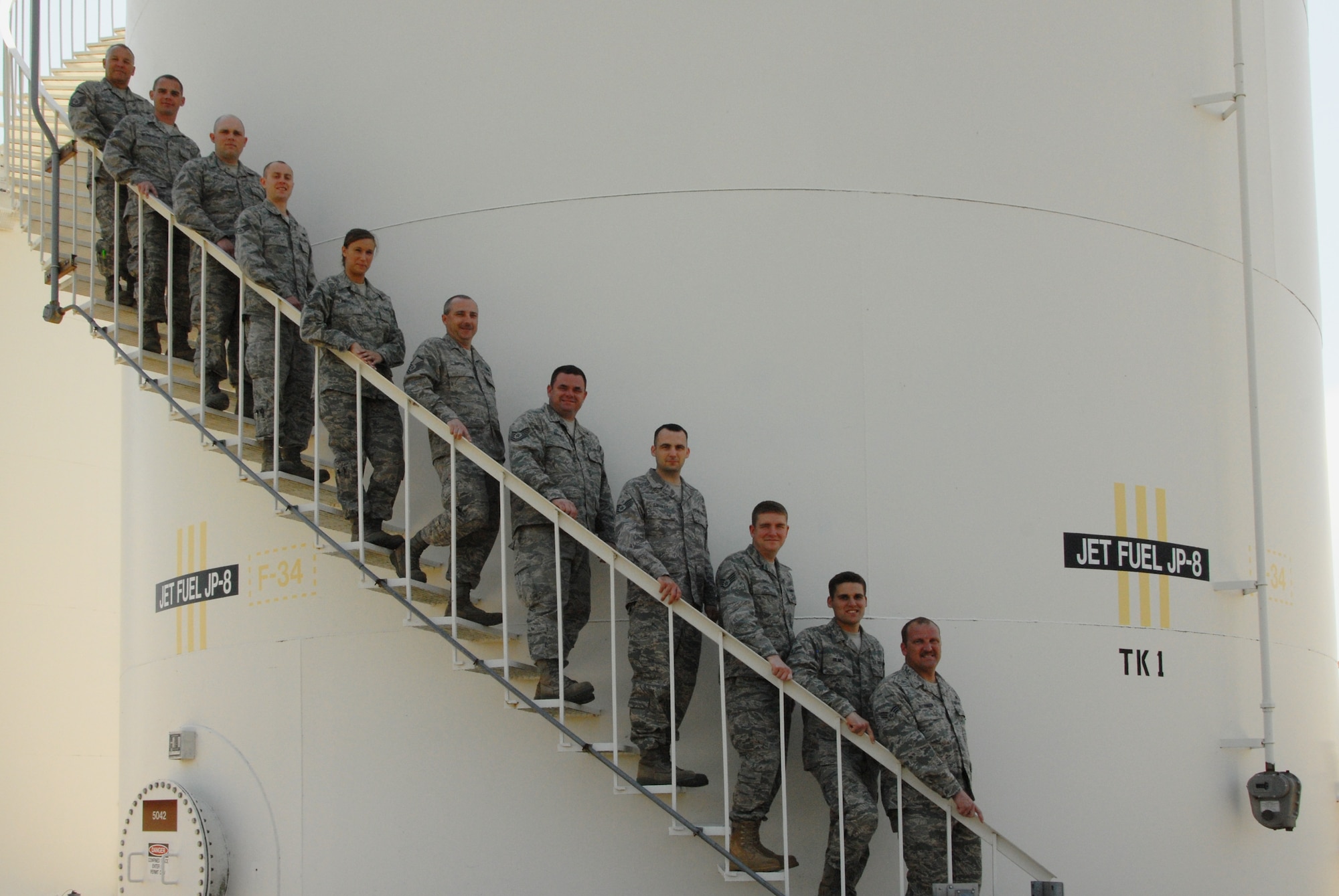 The 126th Fuels Management flight, 126th Air Refueling Wing, Illinois Air National Guard, Scott Air Force Base, Ill., was recently named “The Best in the Air National Guard” for its field. (U.S. Air Force photo by MSgt Ken Stephens) (Released)
