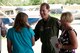 Members of the 139th Airlift Wing and St. Joseph community leaders come together to award donations collected at the Sound of Speed Air Show on June 2, 2010. The Sound of Speed Air Show was hosted at Rosecrans Air National Guard base in May, 2010. (U.S. Air Force photo by Master Sgt. Shannon Bond) (RELEASED)