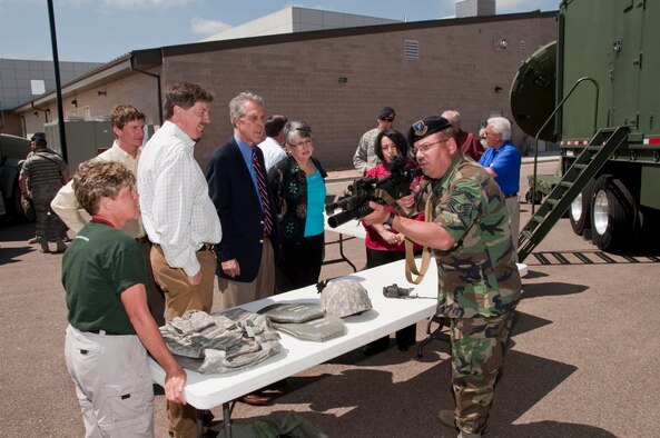 The 137th Space Warning Squadron, 140th Wing, Colorado Air National Guard in Greeley held an appreciation luncheon for the 9Health Fair on 26 May.  Members of the Guard unit have been supporting the health fair by transporting supplies all over Colorado for years.  "We wanted to highlight and show our gratitude for the relationships we've built with the 9Heath communities and volunteers across the entire state of Colorado over the years," said Master Sgt. Dan Martinez, 137th SWS 9Helath coordinator. "Events like these help strenthen partnerships and we want members of the community to know that we're here and a very involved part not only in the Greeley community but across the state," he added.  In addition to the 9Health work the squadron does, they also participate in various other volunteer activies such as Relay for Life, Habitat for Humanity, Meals on Wheels, University of Northern Colorado Campus Clean-up as well as perform oil changes for single moms.