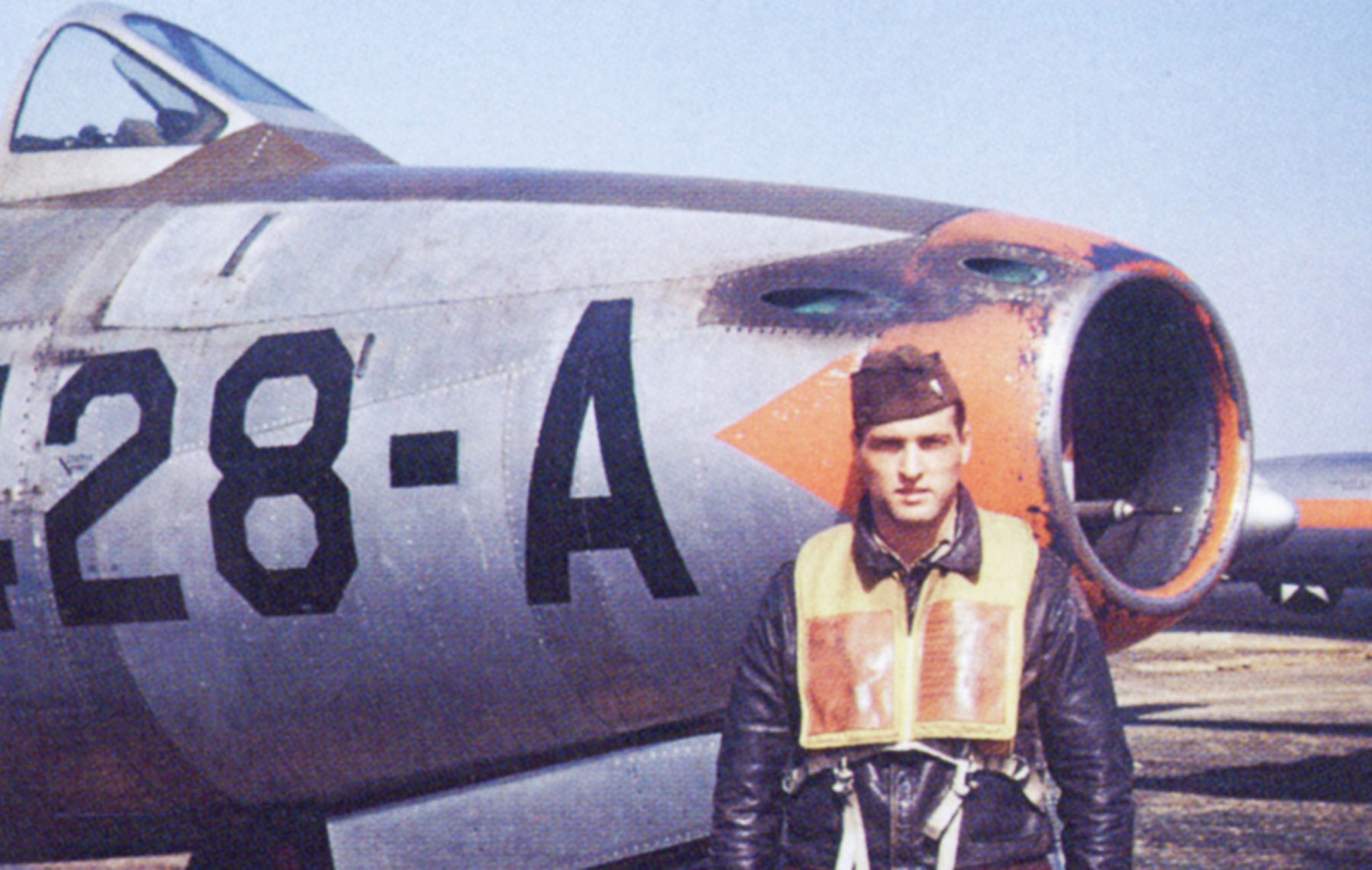 On Jan. 23, 1951, 1st Lt. Jacob Kratt of the 27th Fighter Escort Group performed the remarkable feat of downing two MiG-15s while flying an F-84. Three days later, he shot down a Yak-3, becoming the highest-scoring F-84 pilot of the Korean War. (U.S. Air Force photo)