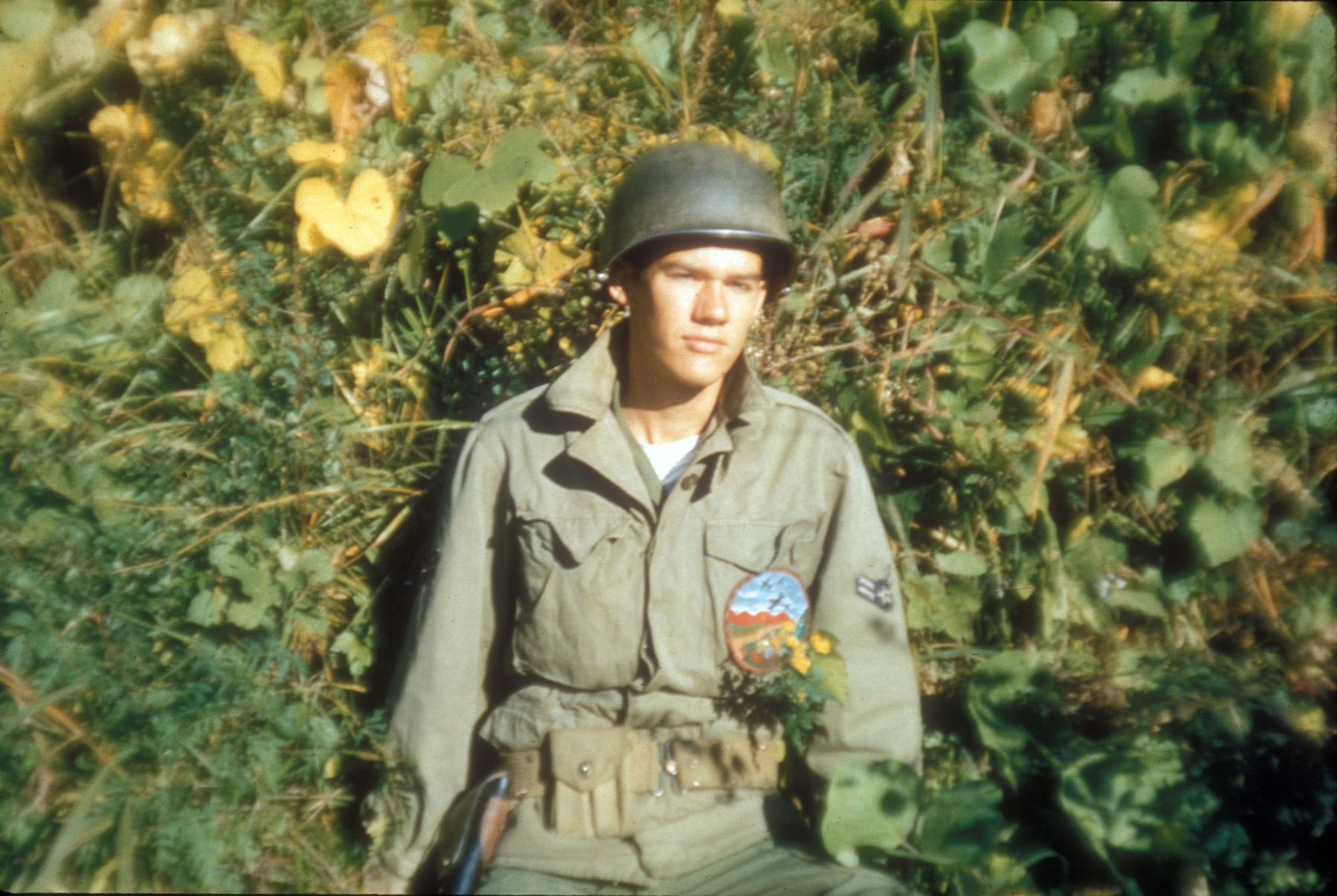 Airmen in Tactical Air Control Parties (TACP), like Airman 2nd Class Jerry Allen, pictured here, spent most of their time at the front lines with ground troops. (U.S. Air Force photo)