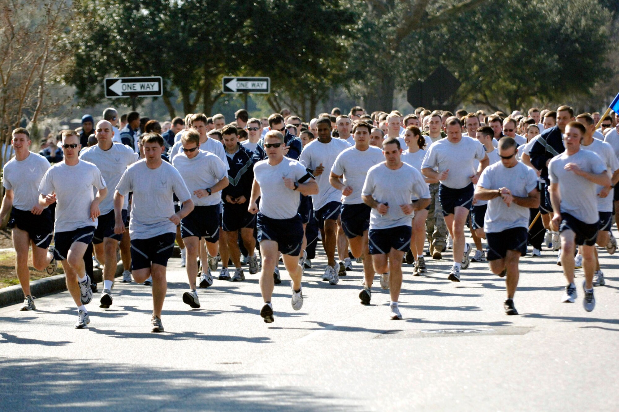 Airmen who earn an "excellent" on the new fitness test will now only have to test once a year according to a new revision in the Air Force Fitness Program. (U.S. Air Force photo)