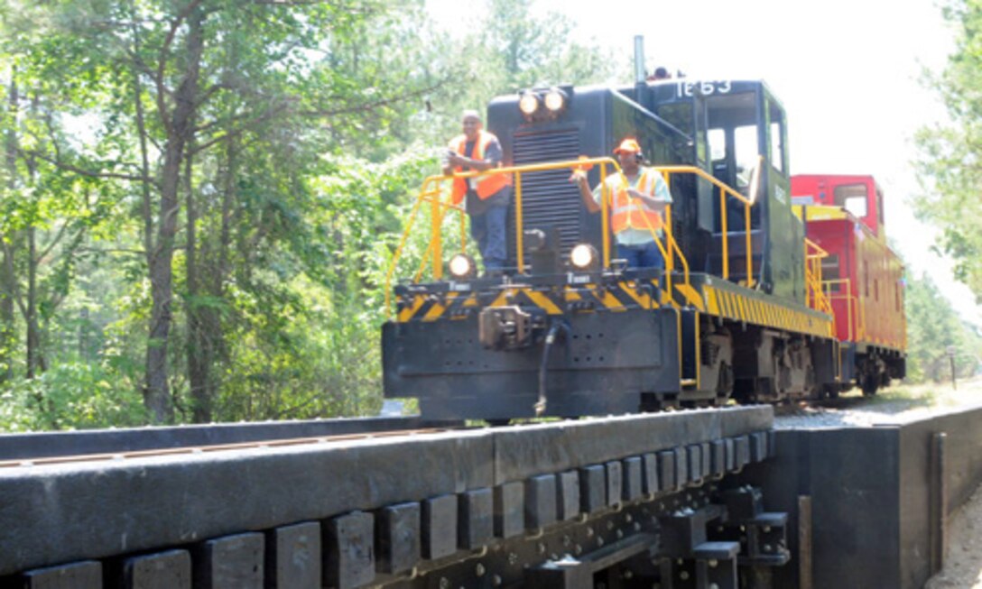 The Recycled Structural Composite Bridge #3 was completed this month at Fort Eustis. The bridge is part of the vast railroad network on Fort Eustis used to train Transportation Reserve Soldiers.